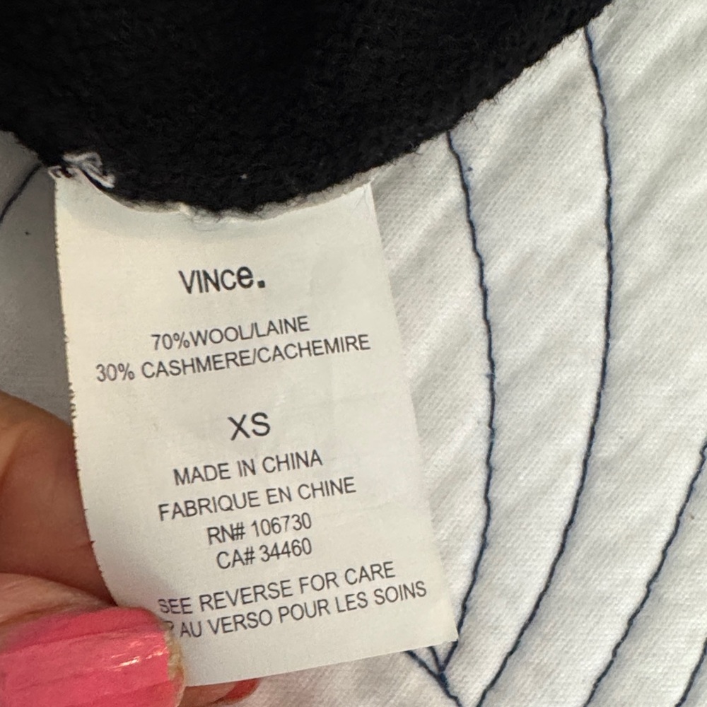 Vince black cashmere-blend long-sleeved - Picture 4 of 6